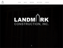 Tablet Screenshot of landmarkconstructionsf.com